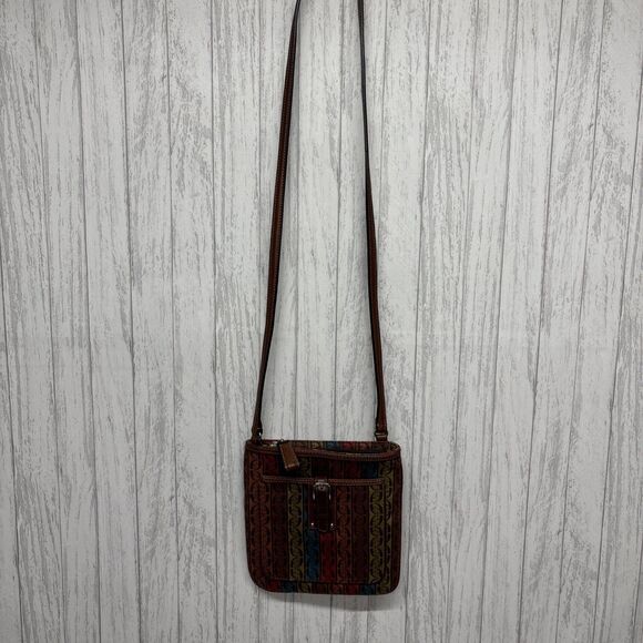 Womens Colorful Fossil Crossbody Bag EUC - Picture 1 of 7